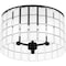 Quoizel Seigler Semi Flush 3 Lights Matte Black SGL1714MBK - alternate 2